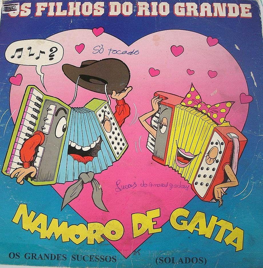 Portada de Álbum "Namoro de Gaita", de Os Filhos do Rio Grande