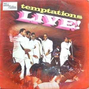 Album cover of "Temptations Live!" by The Temptations