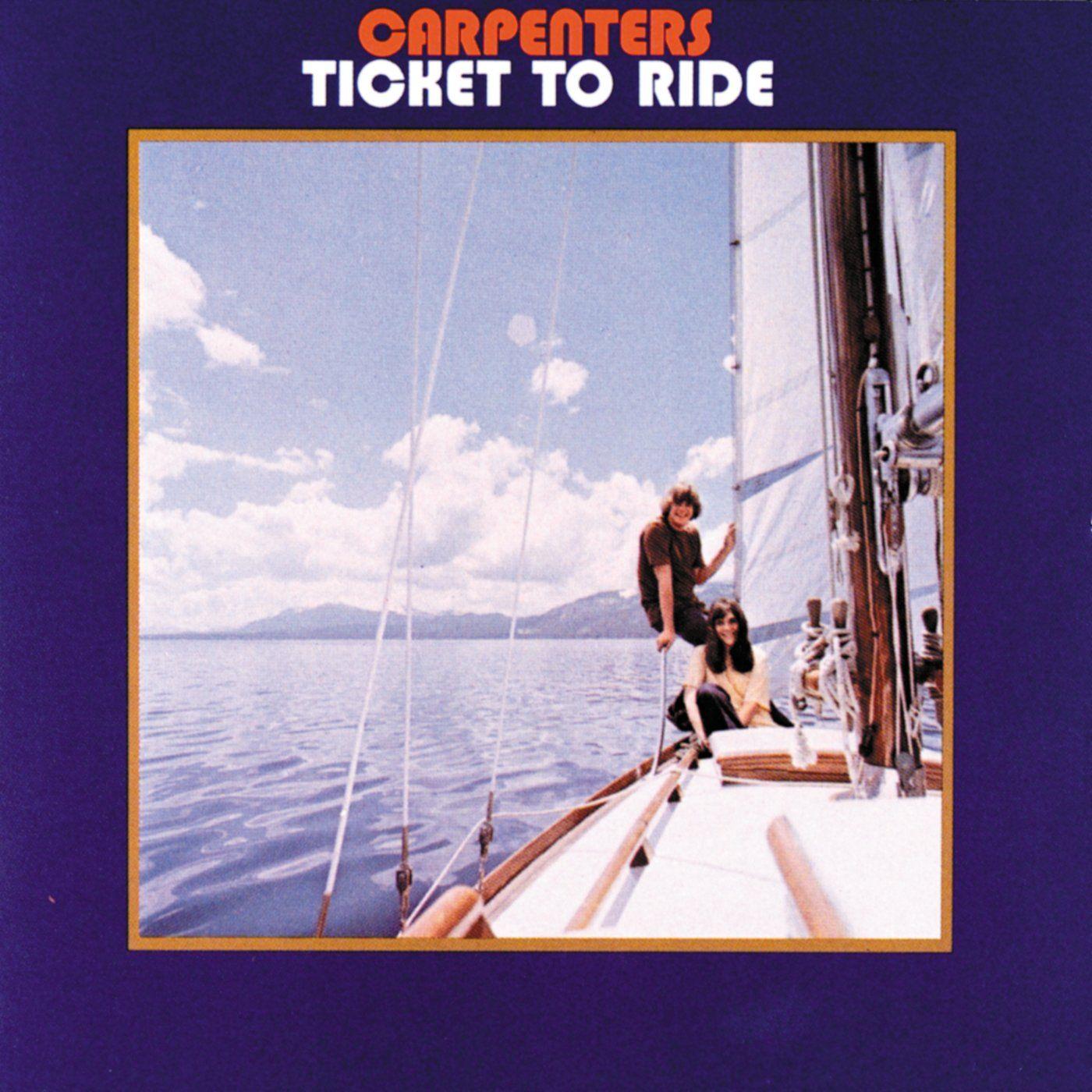 Capa do álbum "Ticket To Ride", de Carpenters