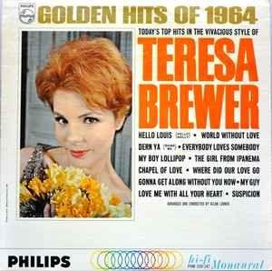 Portada de Álbum "Golden Hits Of 1964", de Teresa Brewer