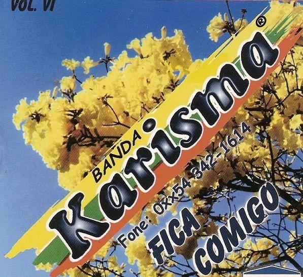 Capa do Álbum "Fica Comigo", de Grupo Karisma