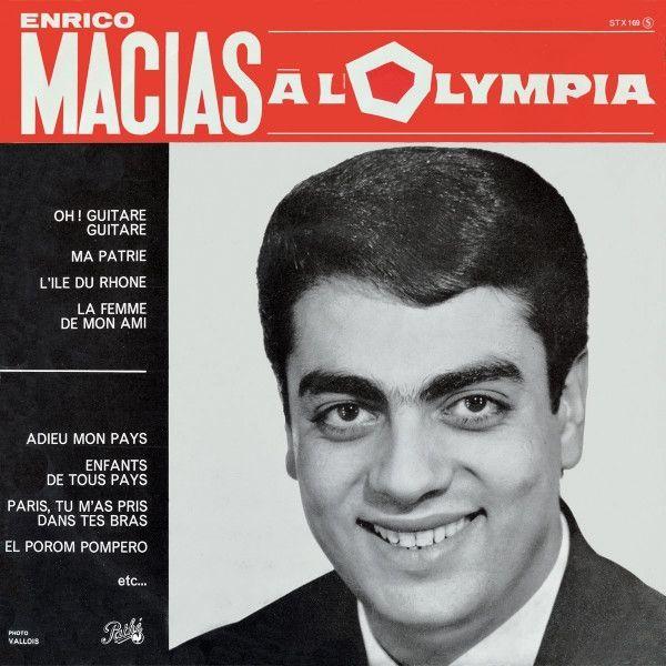 Portada de Álbum "A L'Olympia", de Enrico Macias