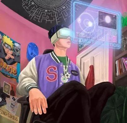 Capa do Sencillo/EP "Sirius (feat. M1NU)", de Vapo (Heo Won Hyuk)