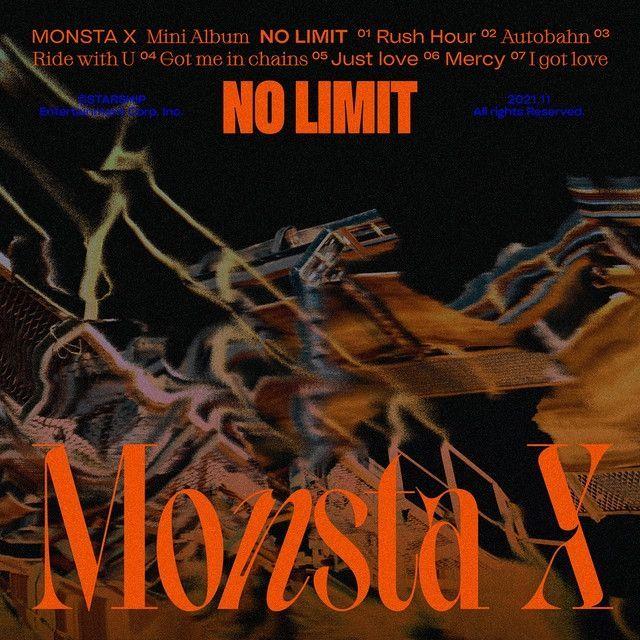 Capa do álbum "NO LIMIT", de MONSTA X