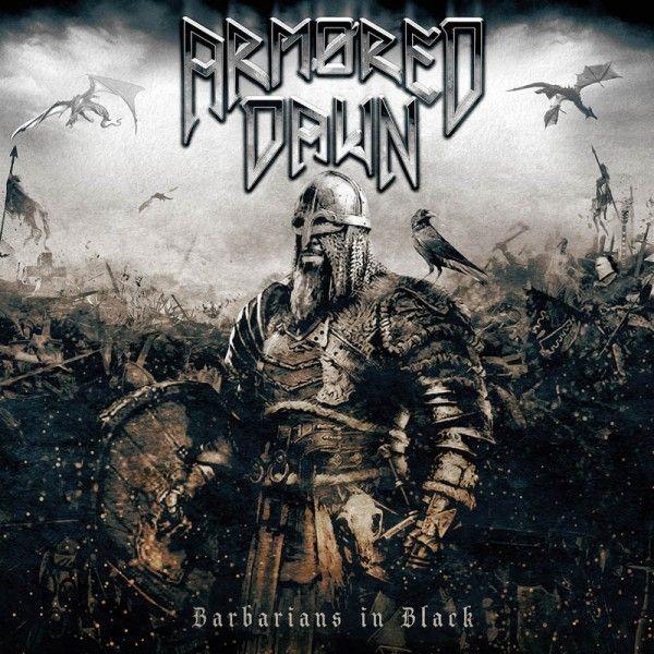Portada de Álbum "Barbarians In Black", de Armored Dawn