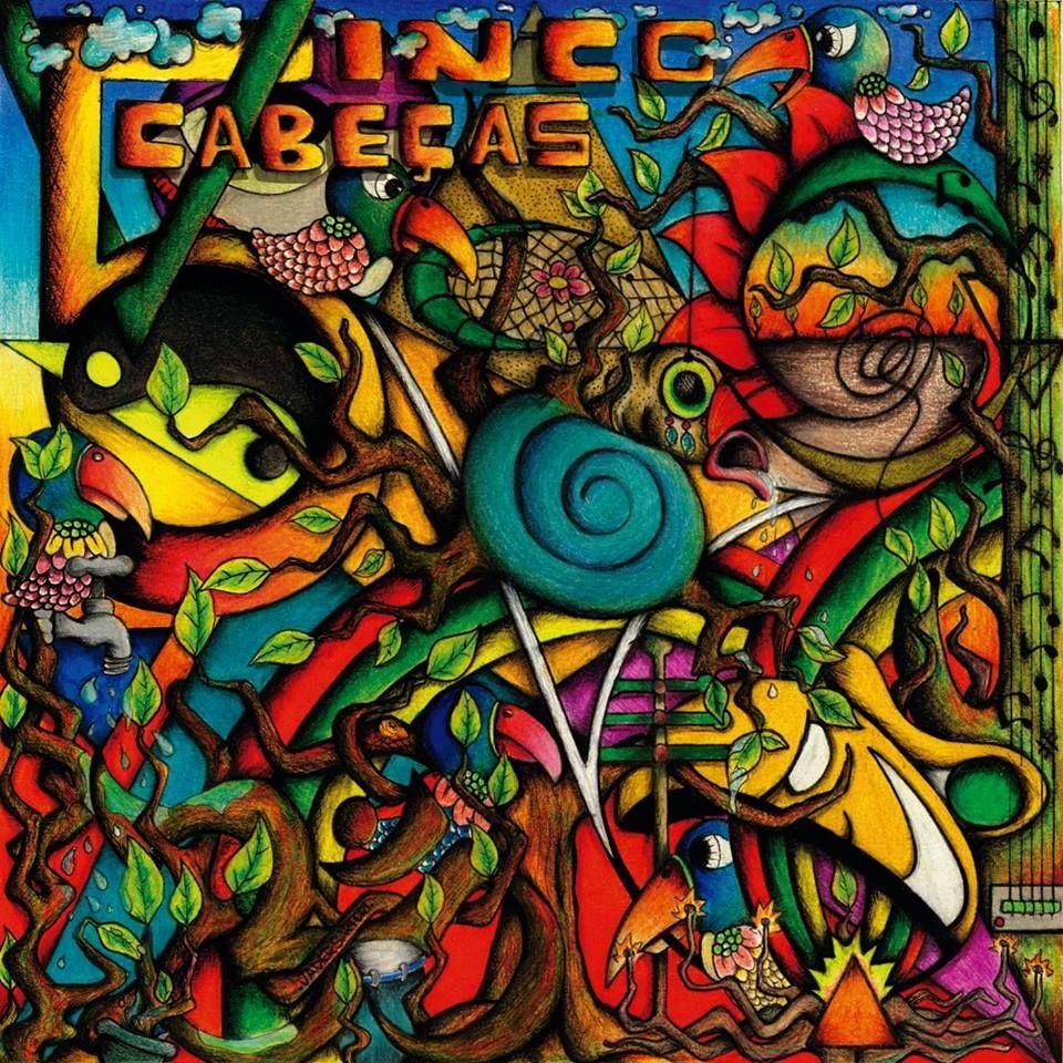 Portada de Álbum "5inco Cabeças", de Maneva