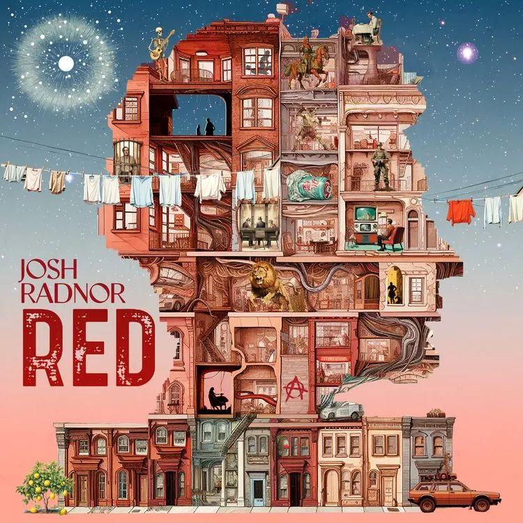 Capa do Single/EP "Red", de Josh Radnor