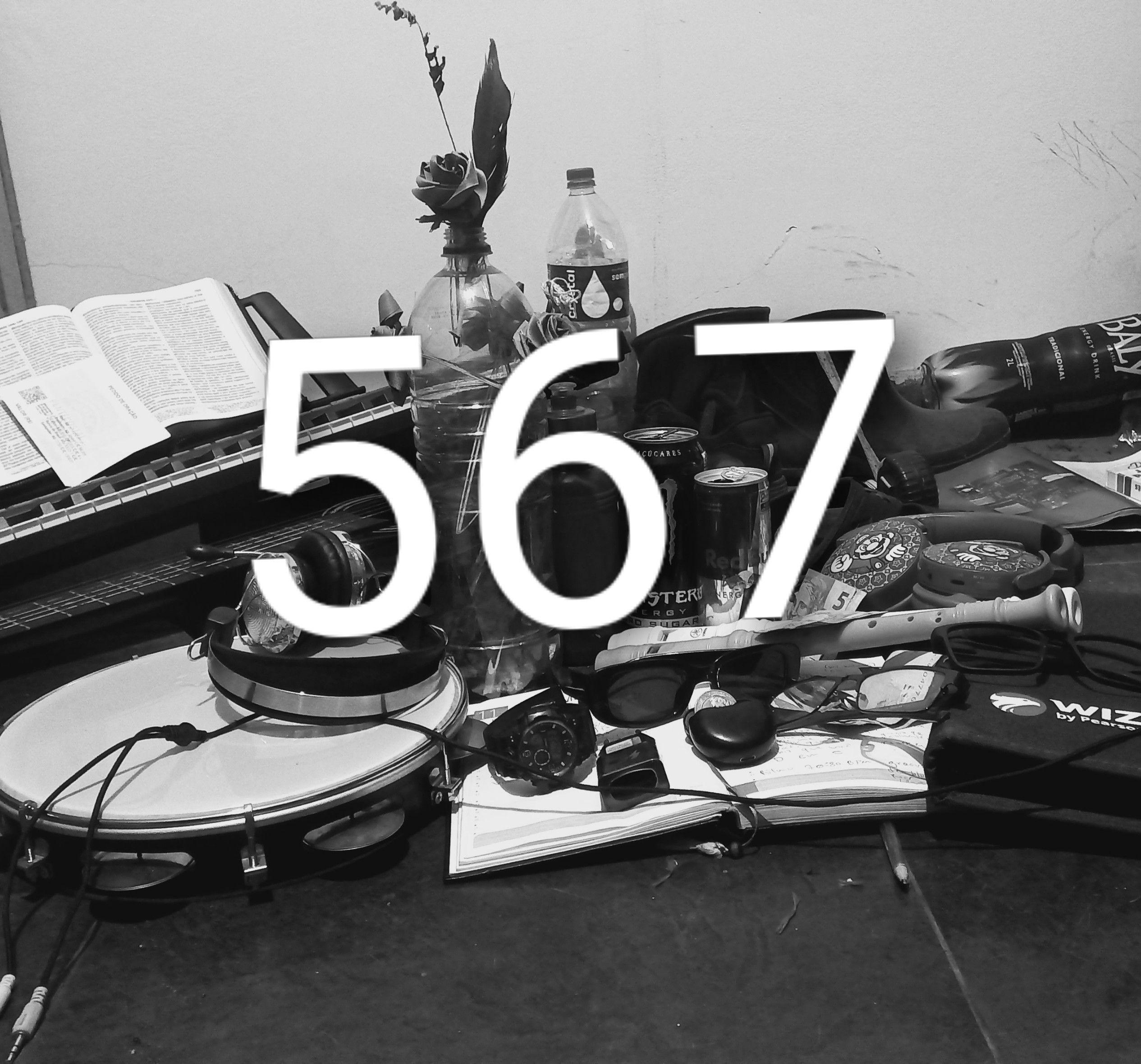 Portada del álbum "567", de Luiz Nédra