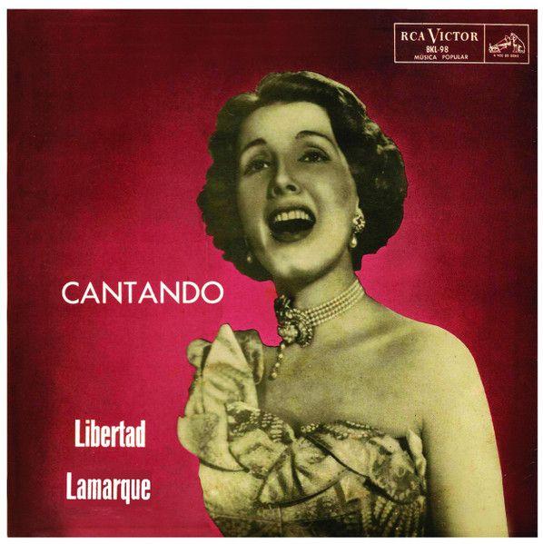 Capa do Álbum "Cantando", de Libertad Lamarque