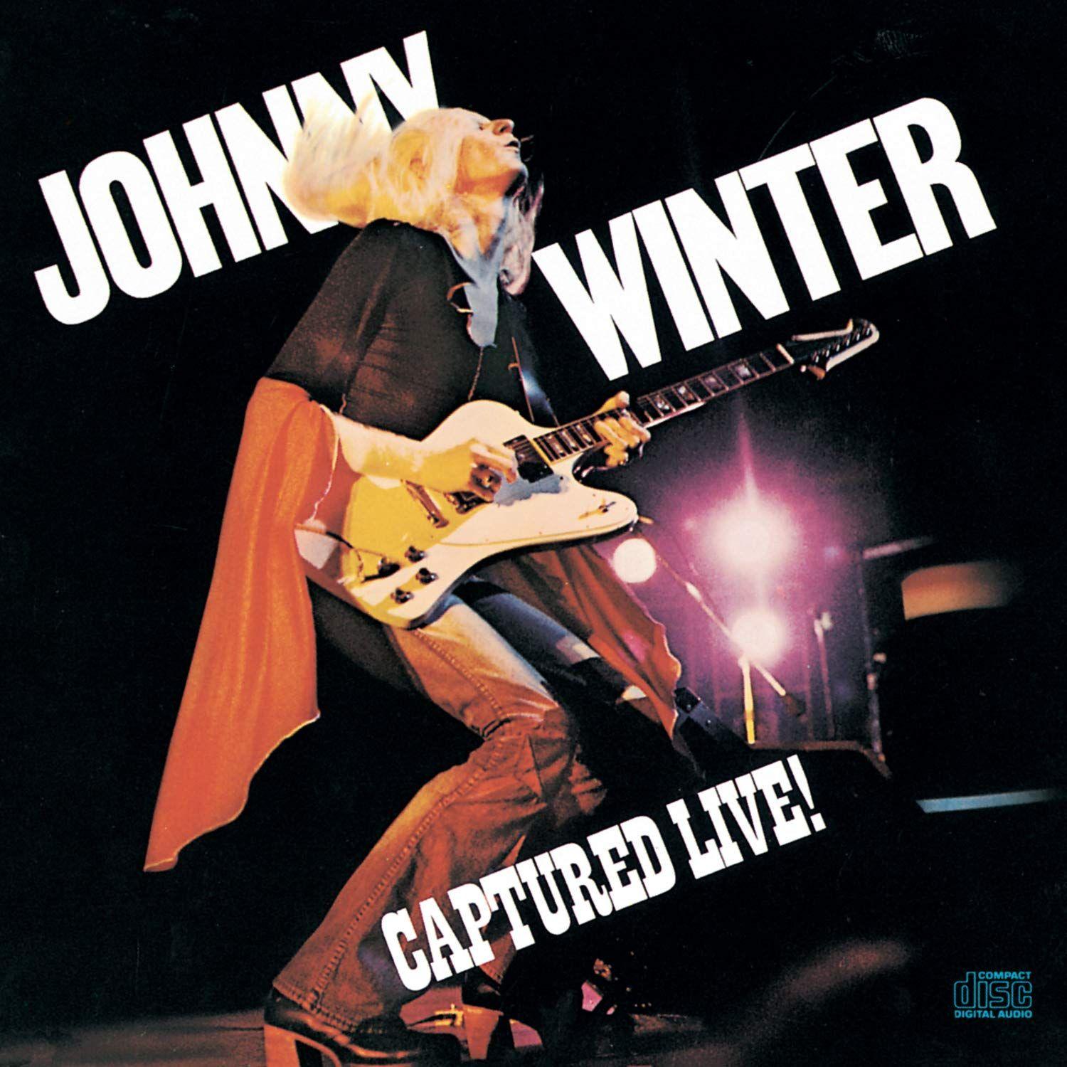 Capa do Álbum "Captured Live", de Johnny Winter
