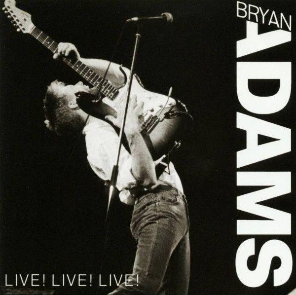 Portada de Álbum "Live! Live! Live!", de Bryan Adams