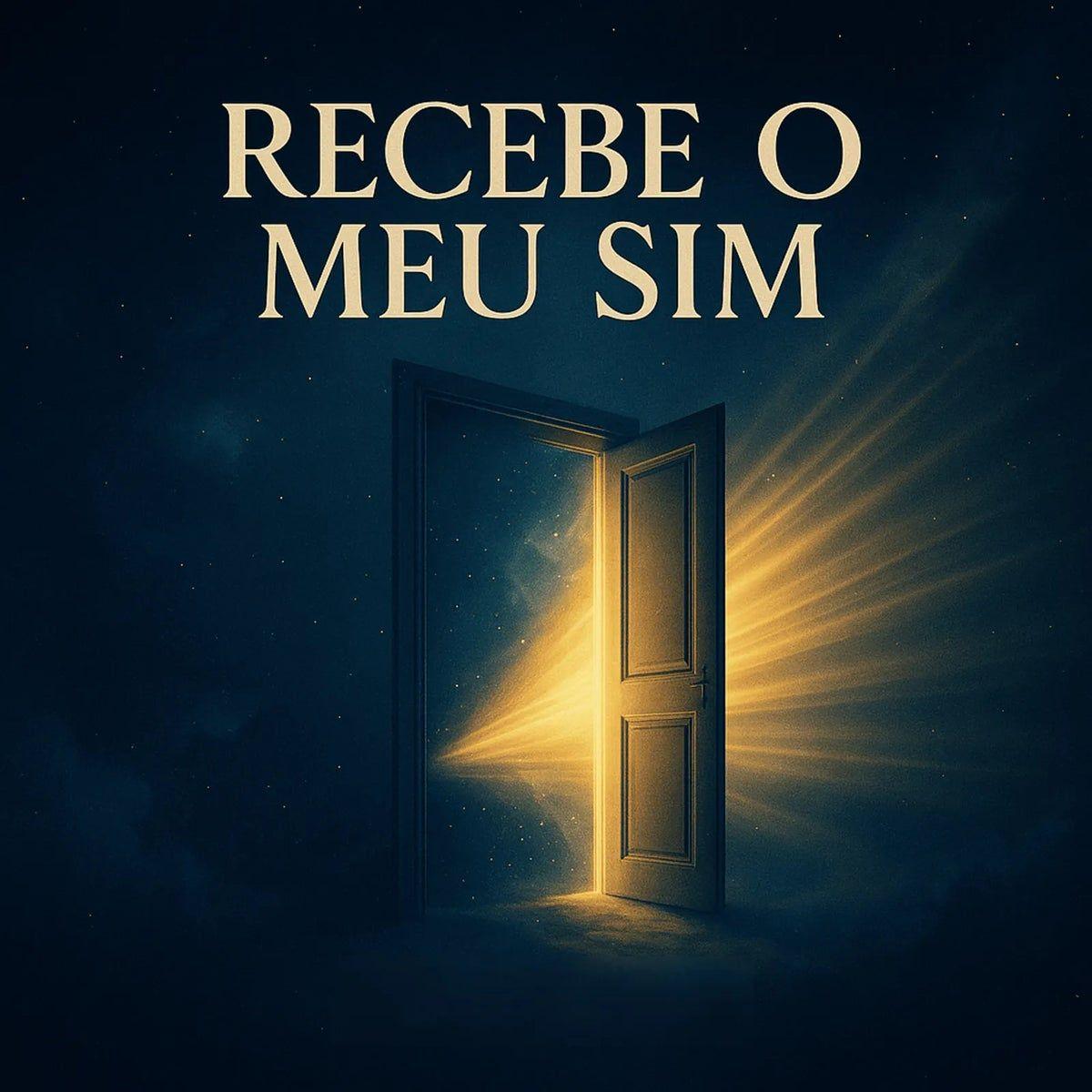 Portada de Sencillo/EP "Recebe Meu Sim", de Ministério Luz e Louvor