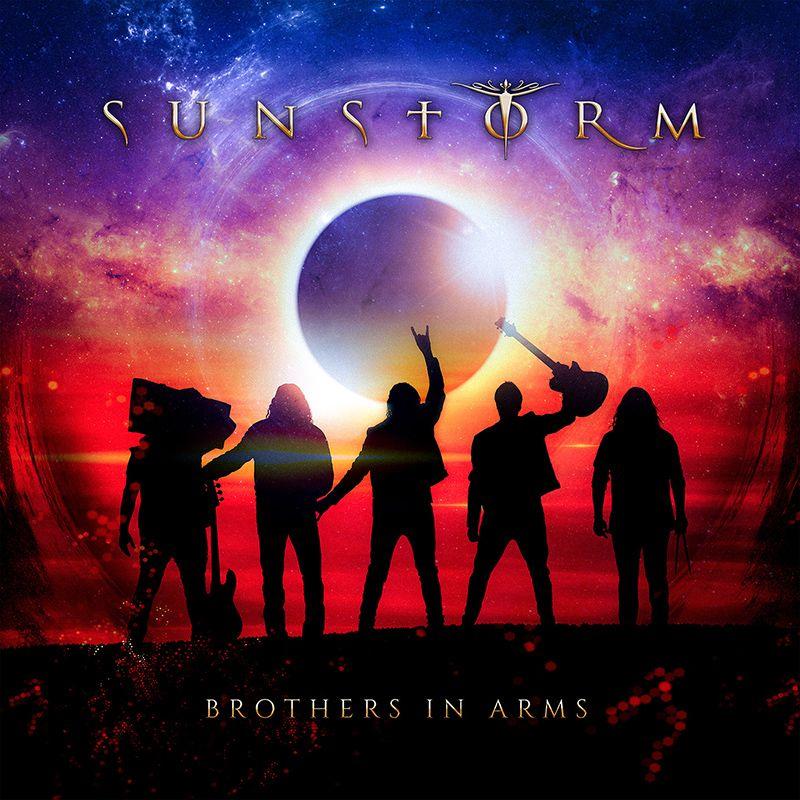 Portada de Álbum "Brothers In Arms", de Sunstorm
