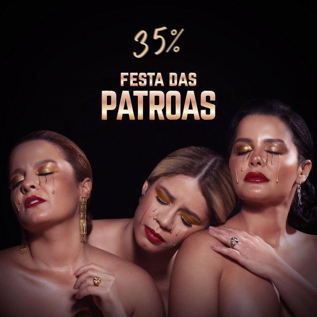 Capa do álbum "Festa das Patroas 35%", de Marília Mendonça