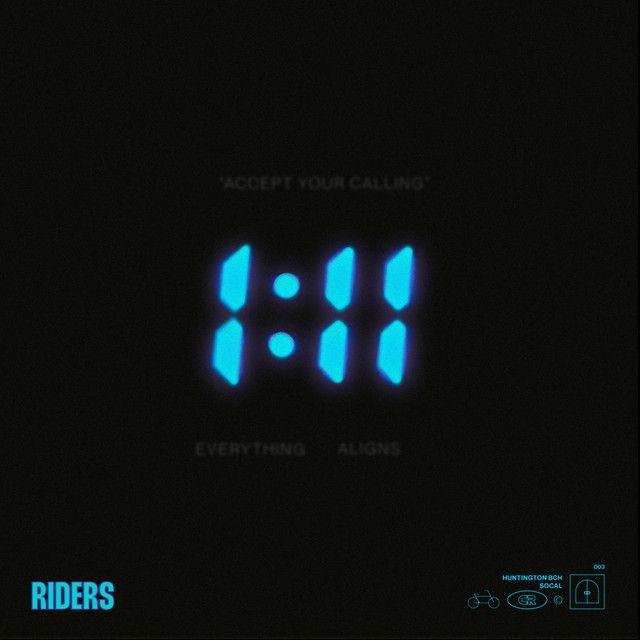 Portada de Sencillo/EP "1:11", de RIDERS