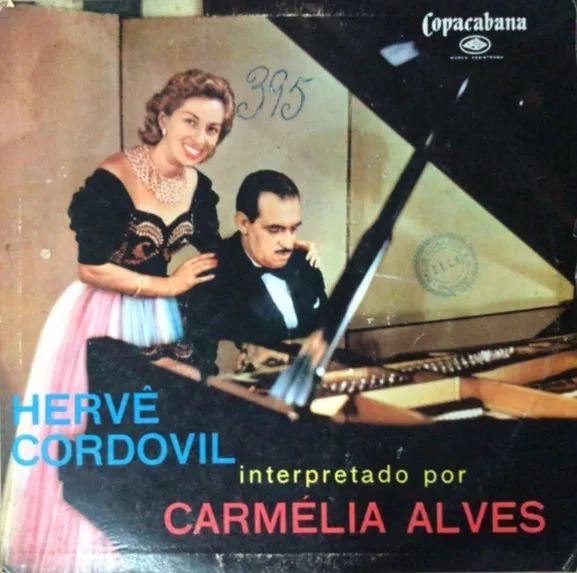Album cover of "Hervé Cordovil Interpretado Carmélia Alves" by Carmélia Alves