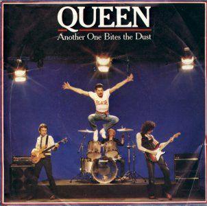 Portada del álbum "Another One Bites The Dust", de Queen