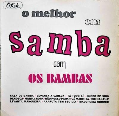 Portada de Álbum "O Melhor Em Samba", de Os Bambas