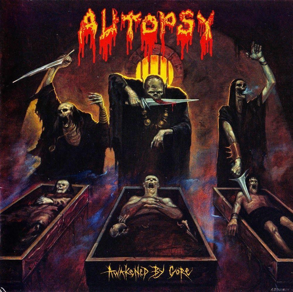 Album cover of "Awakened By Gore" by Autopsy