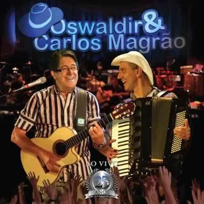 Album cover of "25 Anos Ao Vivo" by Oswaldir e Carlos Magrão