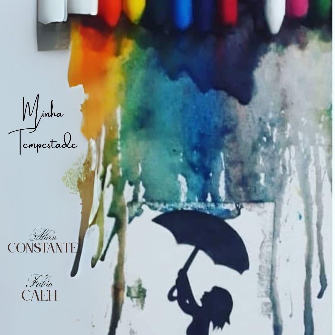 Portada de Sencillo/EP "Minha Tempestade", de Allan Constante