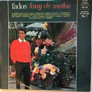 Capa do Álbum ""En Direct Du Portugal" No 1 - Fados", de Tony de Matos