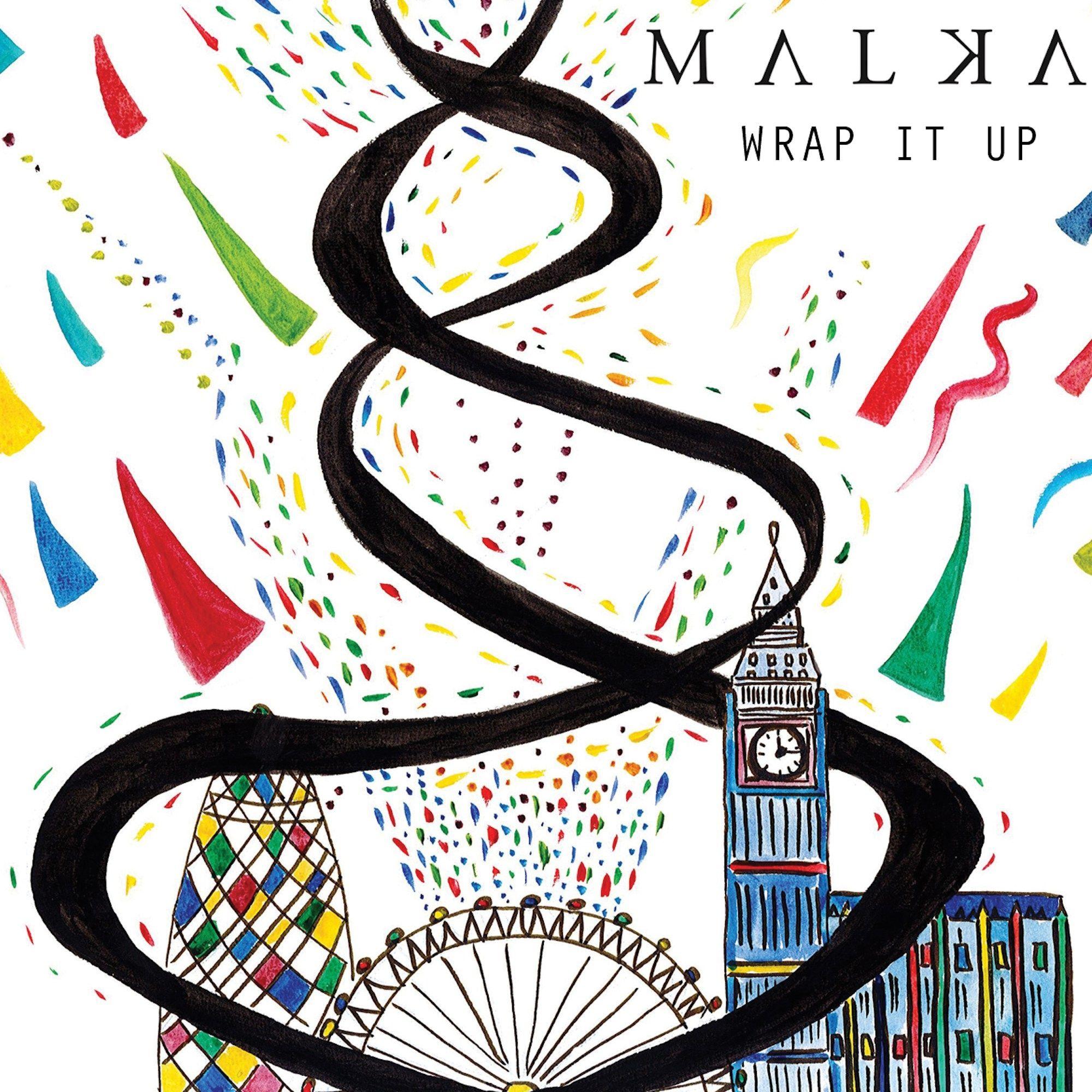 Portada del álbum "Wrap It Up", de Malka