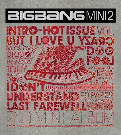 Portada del álbum "Hot Issue", de BIGBANG