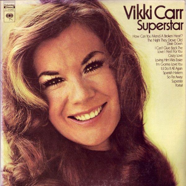 Portada del álbum "Superstar", de Vikki Carr