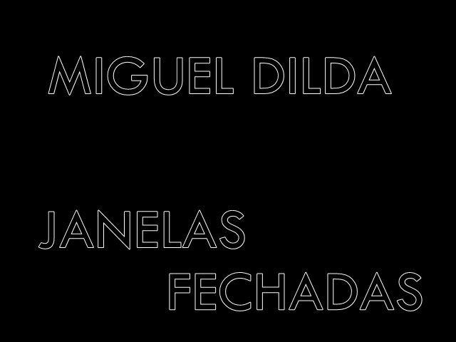 Portada de Álbum "Janelas Fechadas", de Miguel Dilda