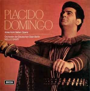 Portada de Álbum "Arias From Italian Opera", de Plácido Domingo