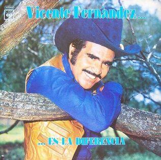 Portada de Álbum "...Es La Diferencia", de Vicente Fernández