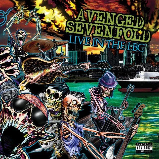 Capa do Álbum "Live In The LBC", de Avenged Sevenfold