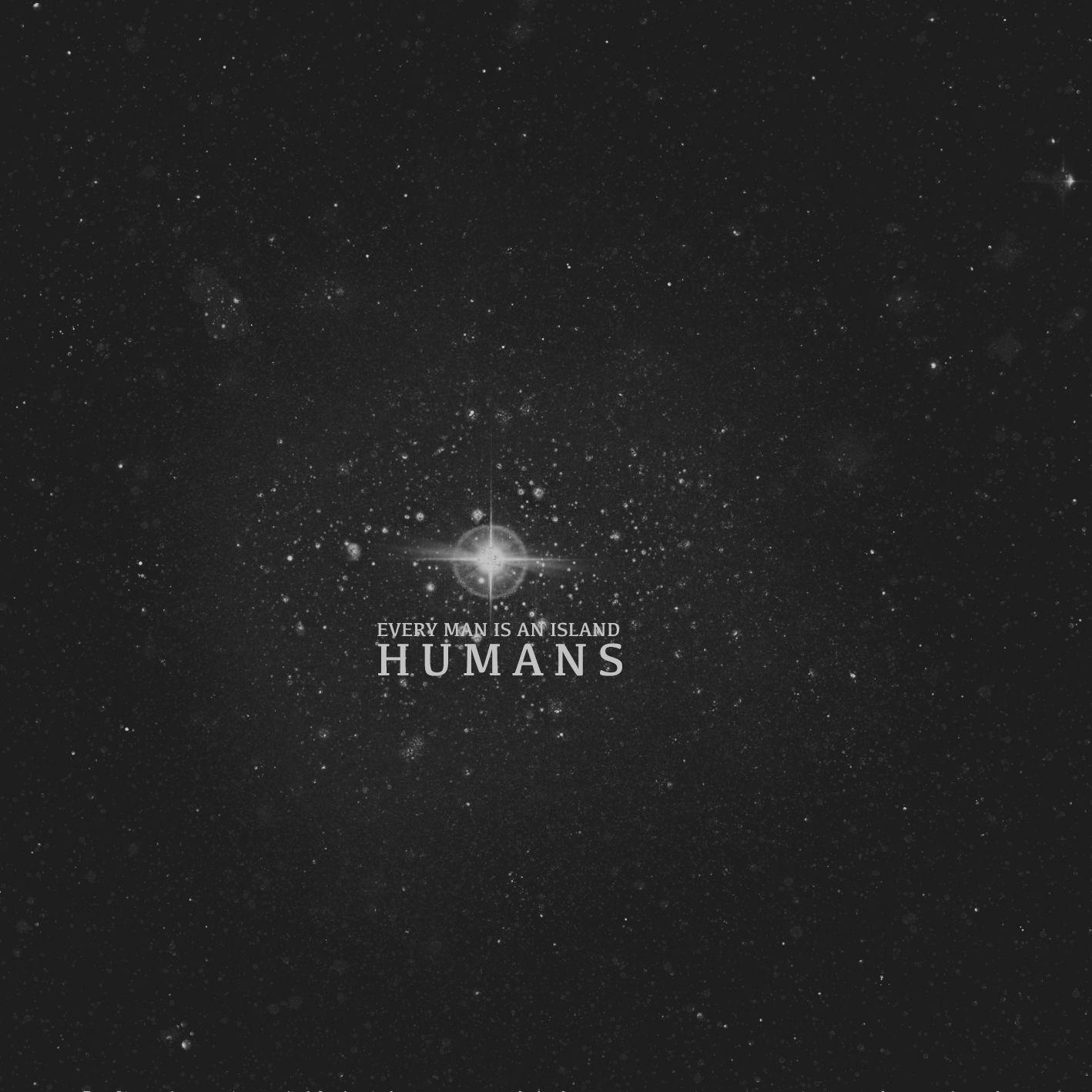 Portada de Sencillo/EP "Humans", de Every Man Is An Island