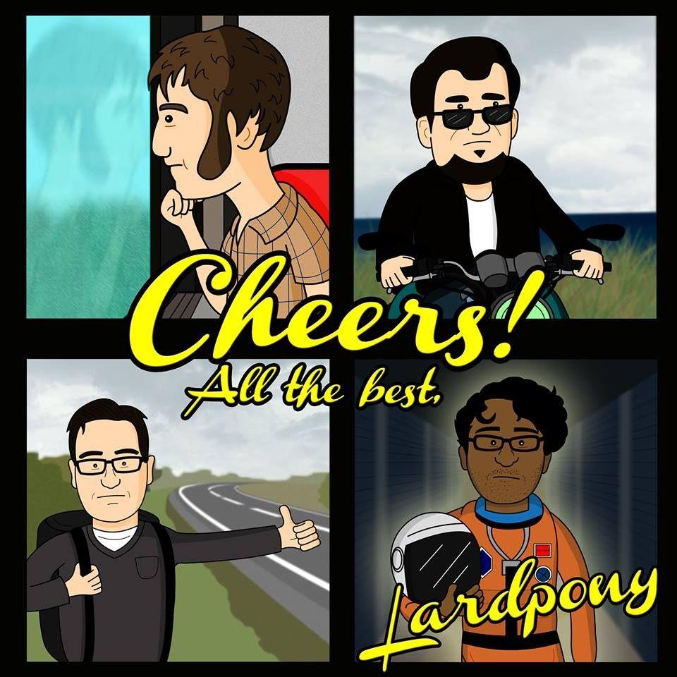 Portada de Álbum " Cheers, All The Best ", de Lardpony