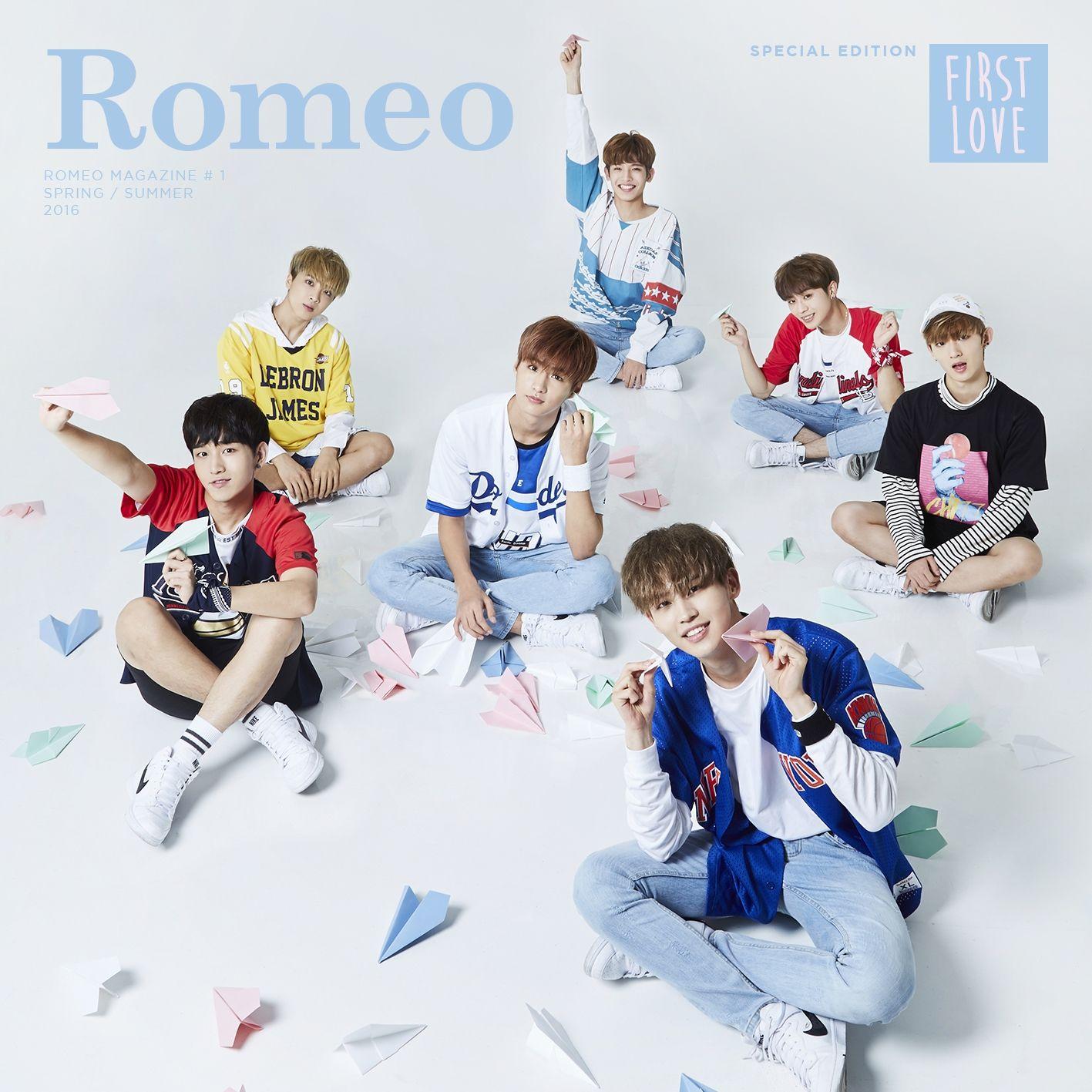 Portada de Álbum "First Love", de ROMEO (K-pop)