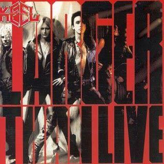 Portada de Álbum "Larger Than Live", de Keel