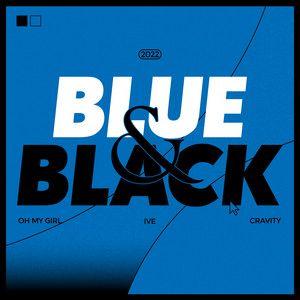 Portada de Sencillo/EP "Blue & Black (feat. Hyo Jung, ARIN, LEESEO, SERIM & JUNGMO)", de WONYOUNG