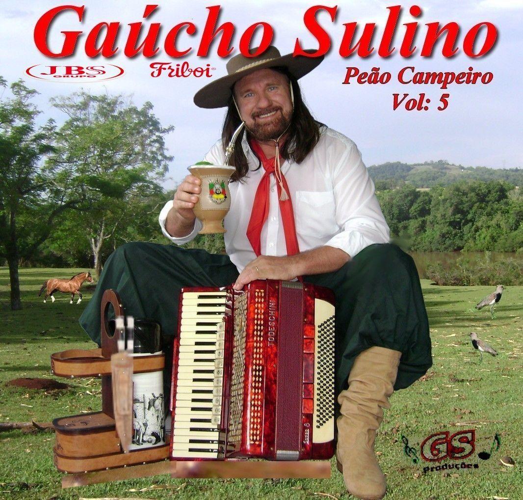 Portada de Álbum "Peão Campeiro Vol. 5", de Gaúcho Sulino