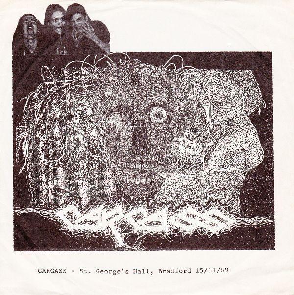 Capa do Álbum "St. George's Hall, Bradford 15/11/89", de Carcass