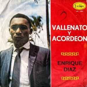 Portada de Álbum "Vallenato y Acordeón", de Enrique Díaz