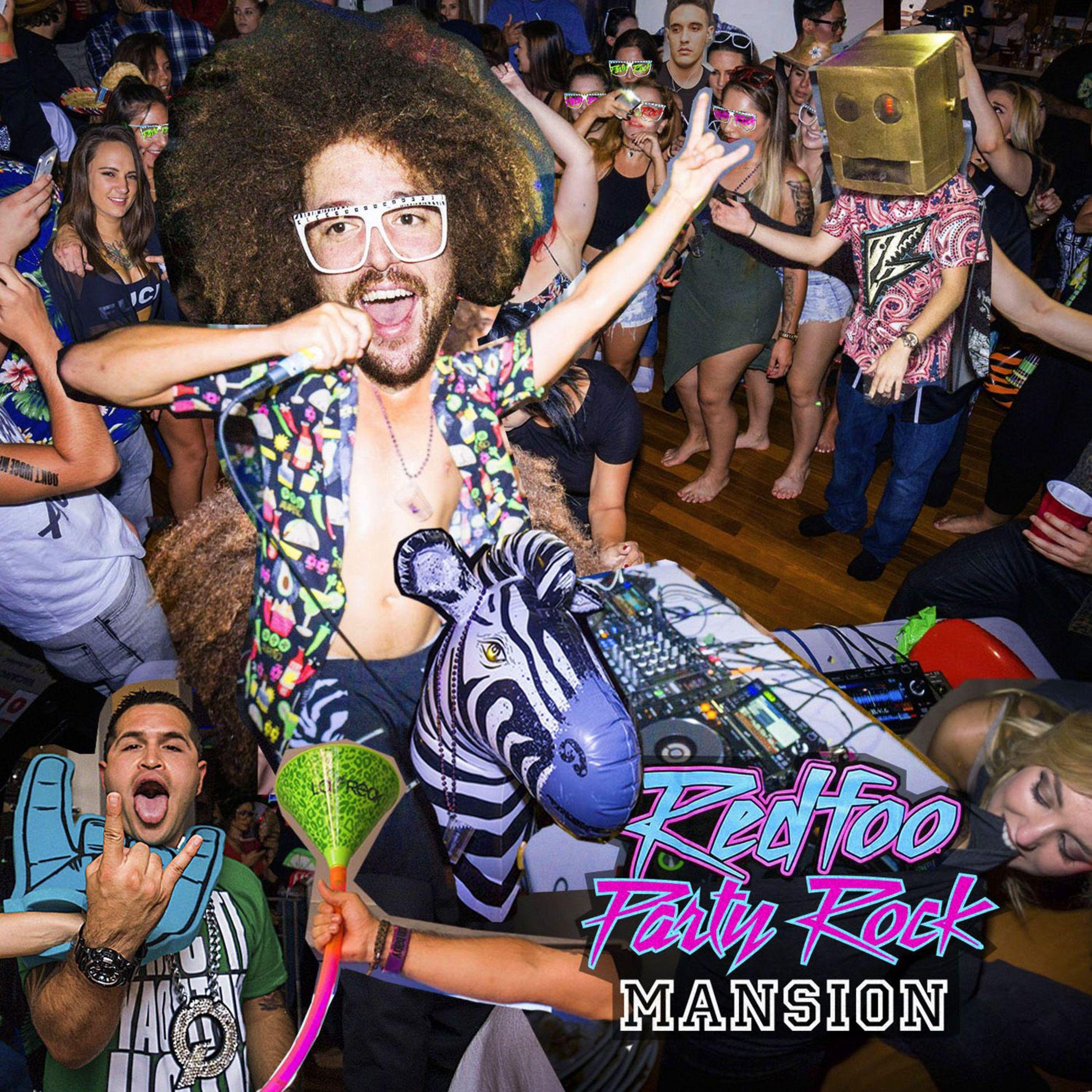 Capa do Álbum "Party Rock Mansion", de RedFoo