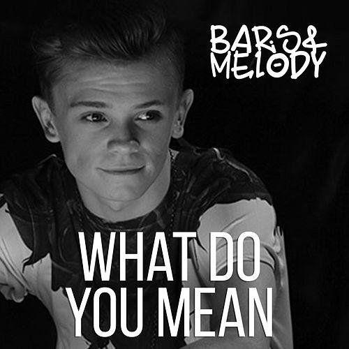Capa do Álbum "What Do You Mean ", de Bars & Melody