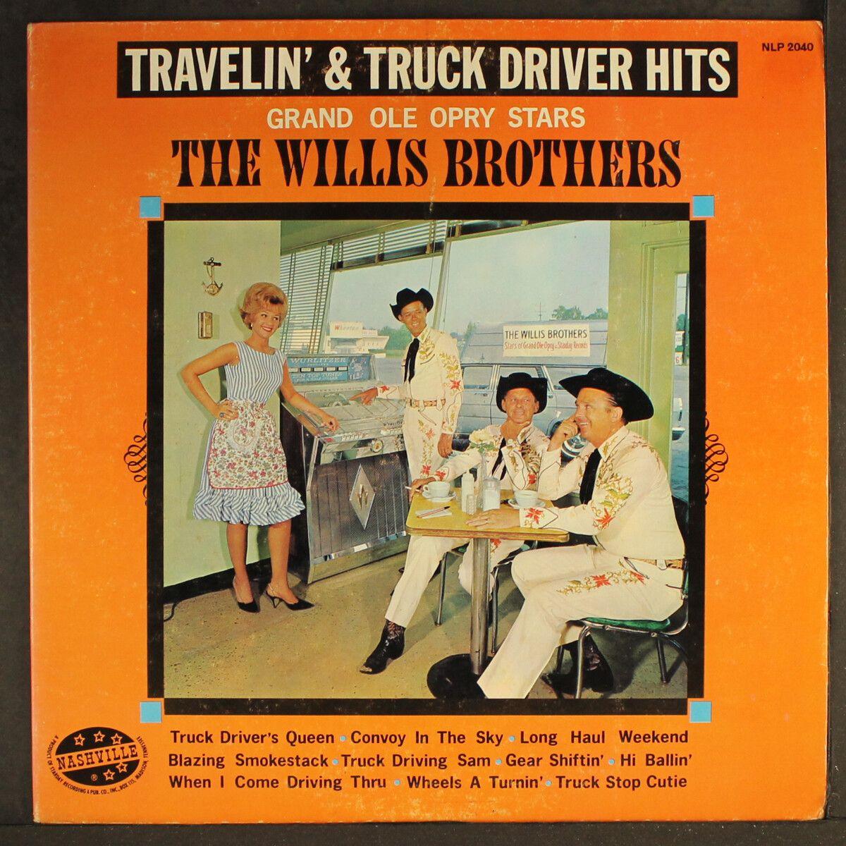Portada de Álbum "Travelin' & Truck Driver Hits", de Willis Brothers