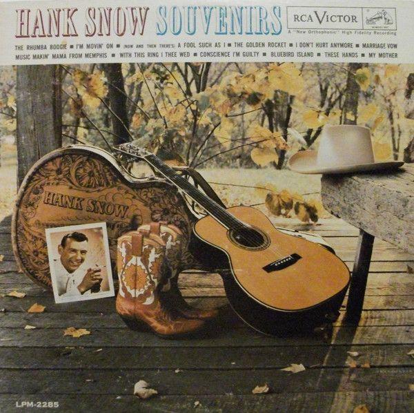 Capa do álbum "Hank Snow's Souvenirs", de Hank Snow