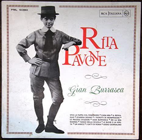 Portada de Álbum "Gian Burrasca", de Rita Pavone
