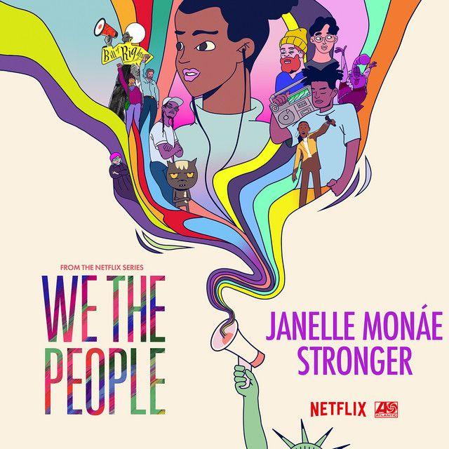 Portada de Sencillo/EP "Stronger (from We The People)", de Janelle Monáe