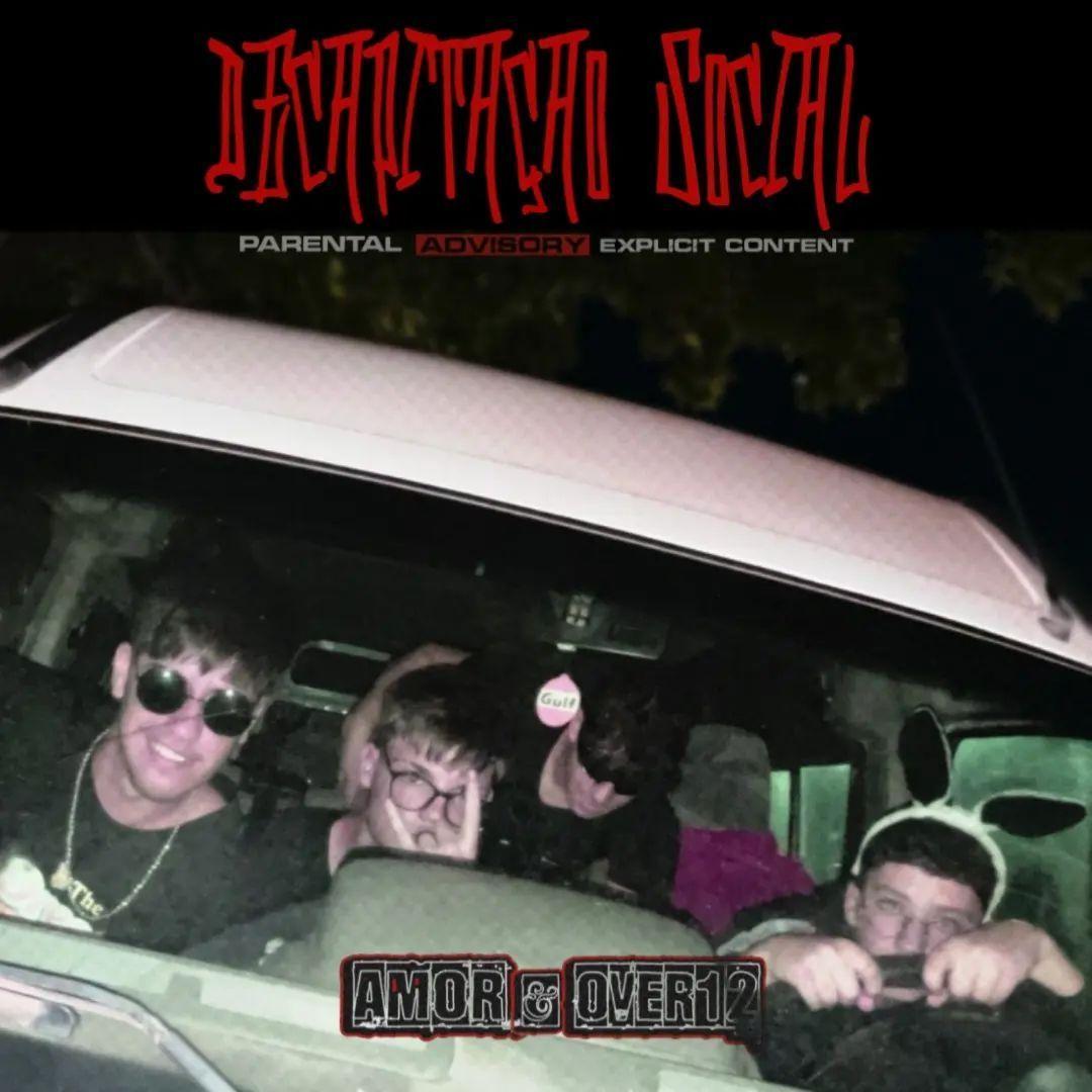 Capa do Single/EP "Decapitação Social", de Amor & Over12