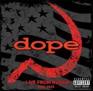 Portada del álbum "Live From Russia", de Dope