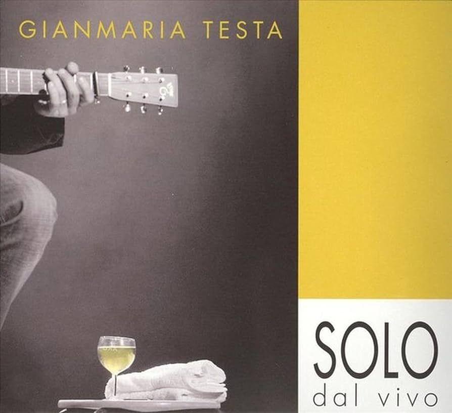 Album cover of "Solo Dal Vivo" by Gianmaria Testa